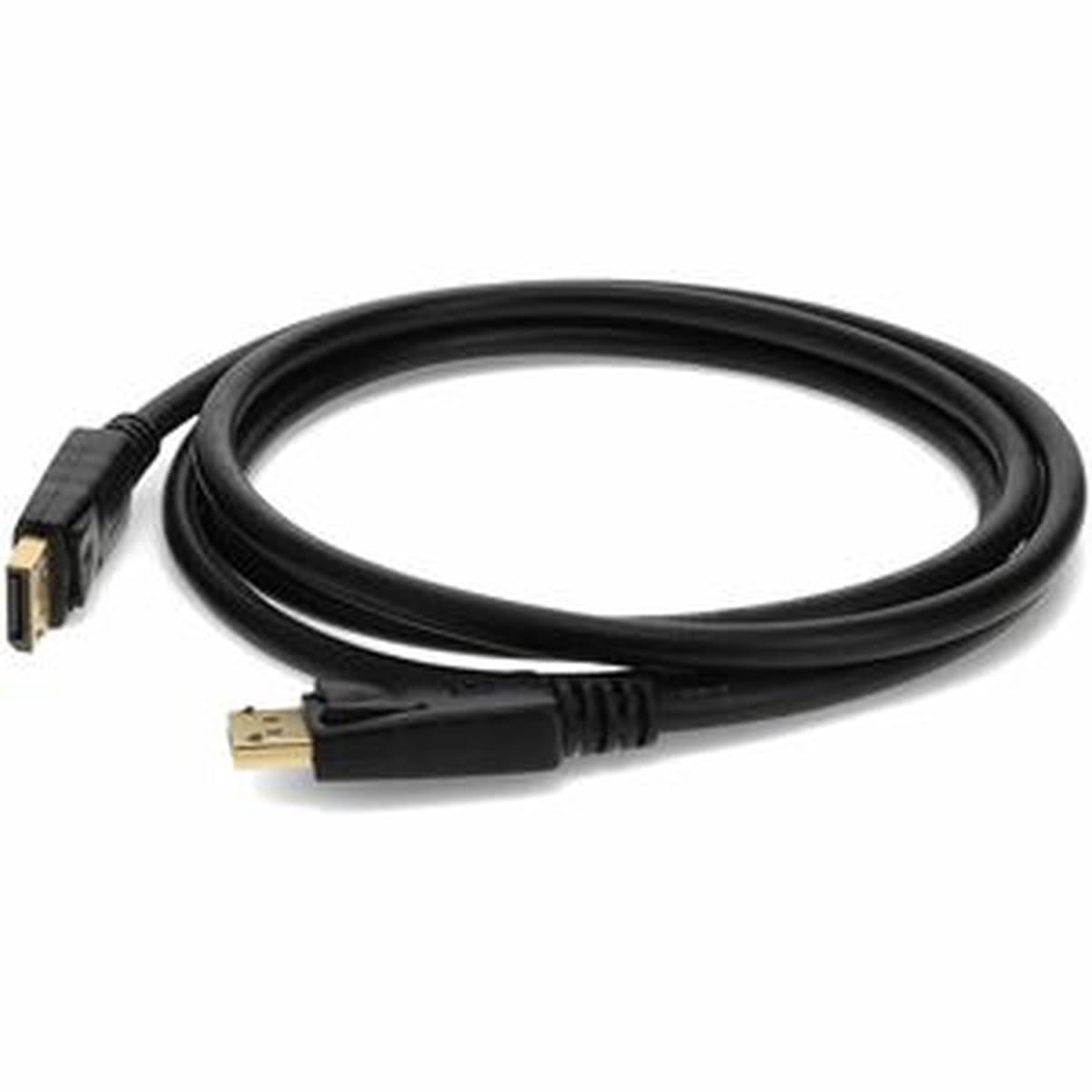 AddOn 10ft DisplayPort 1.2 Male to Male Black Cable For Resolution Up to 3840x2160 (4K UHD)
