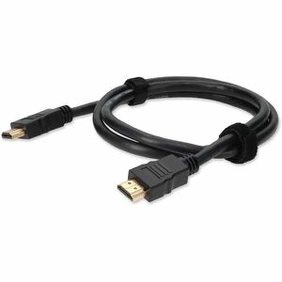 AddOn 10ft HDMI 1.4 Male to HDMI 1.4 Male Black Cable Which Supports Ethernet Channel For Resolution Up to 4096x2160 (DCI 4K)