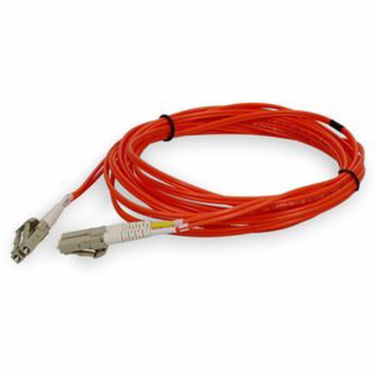 AddOn 10m LC to LC Orange OM1 Duplex OFNR (Riser-Rated) TAA MMF Fiber Patch Cable