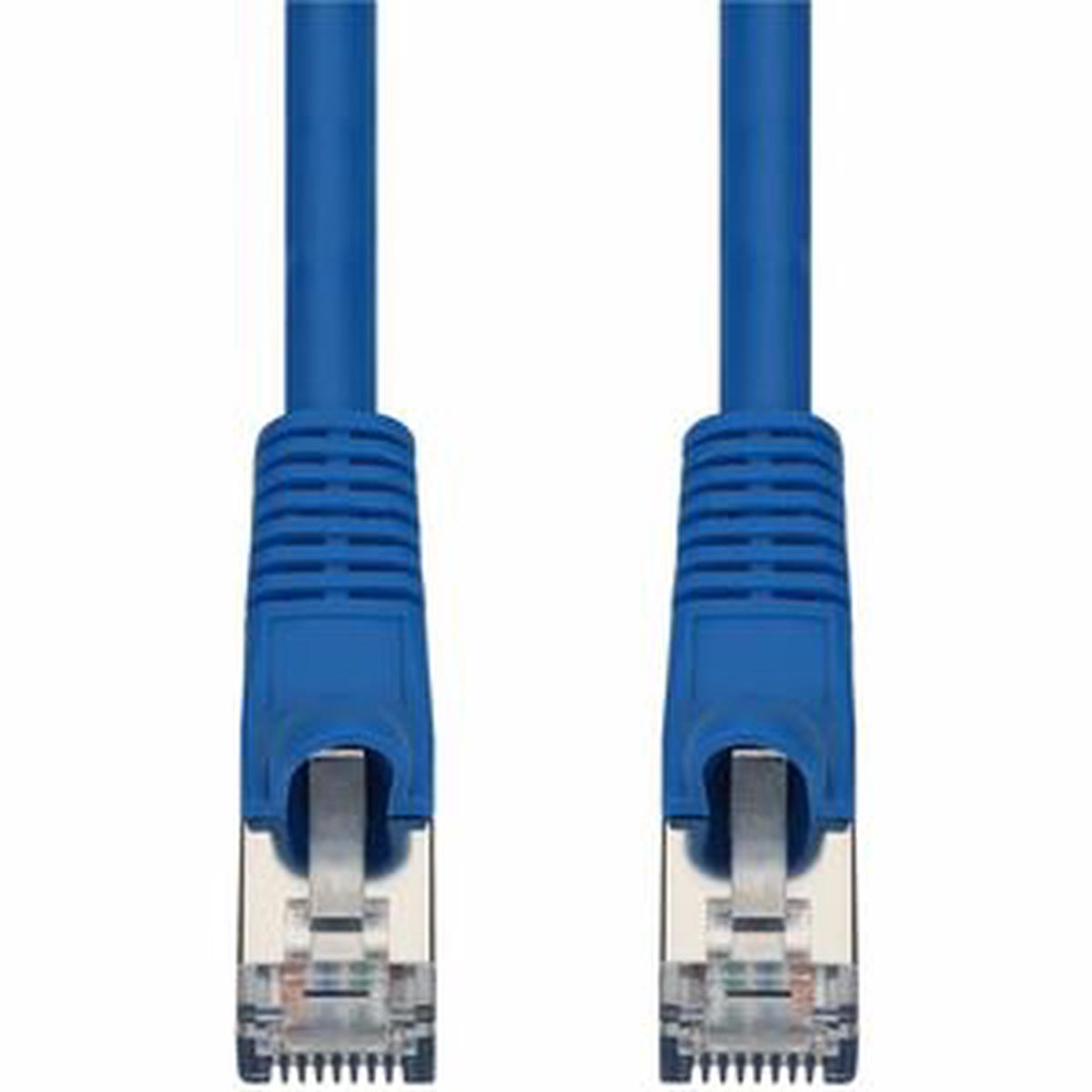 AddOn 15ft Blue CAT 7 Shielded (S/FTP) PVC Ethernet Cable Snagless Bubble Boot RJ-45 M/M