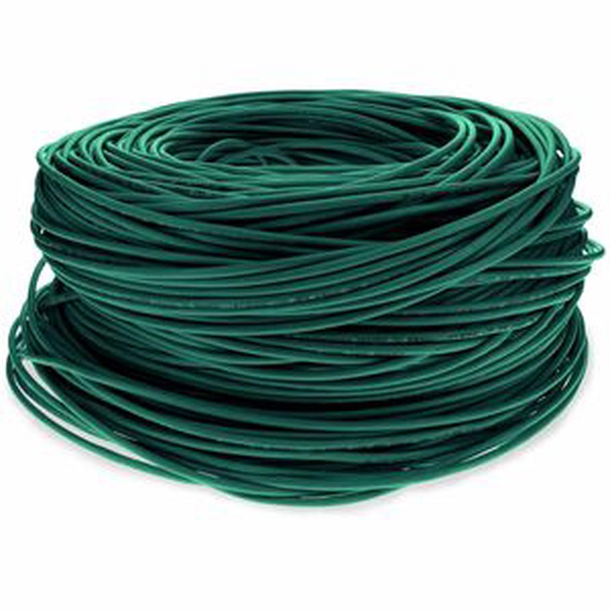 AddOn 1000ft Non-Terminated Green Cat6 STP PVC Copper Patch Cable
