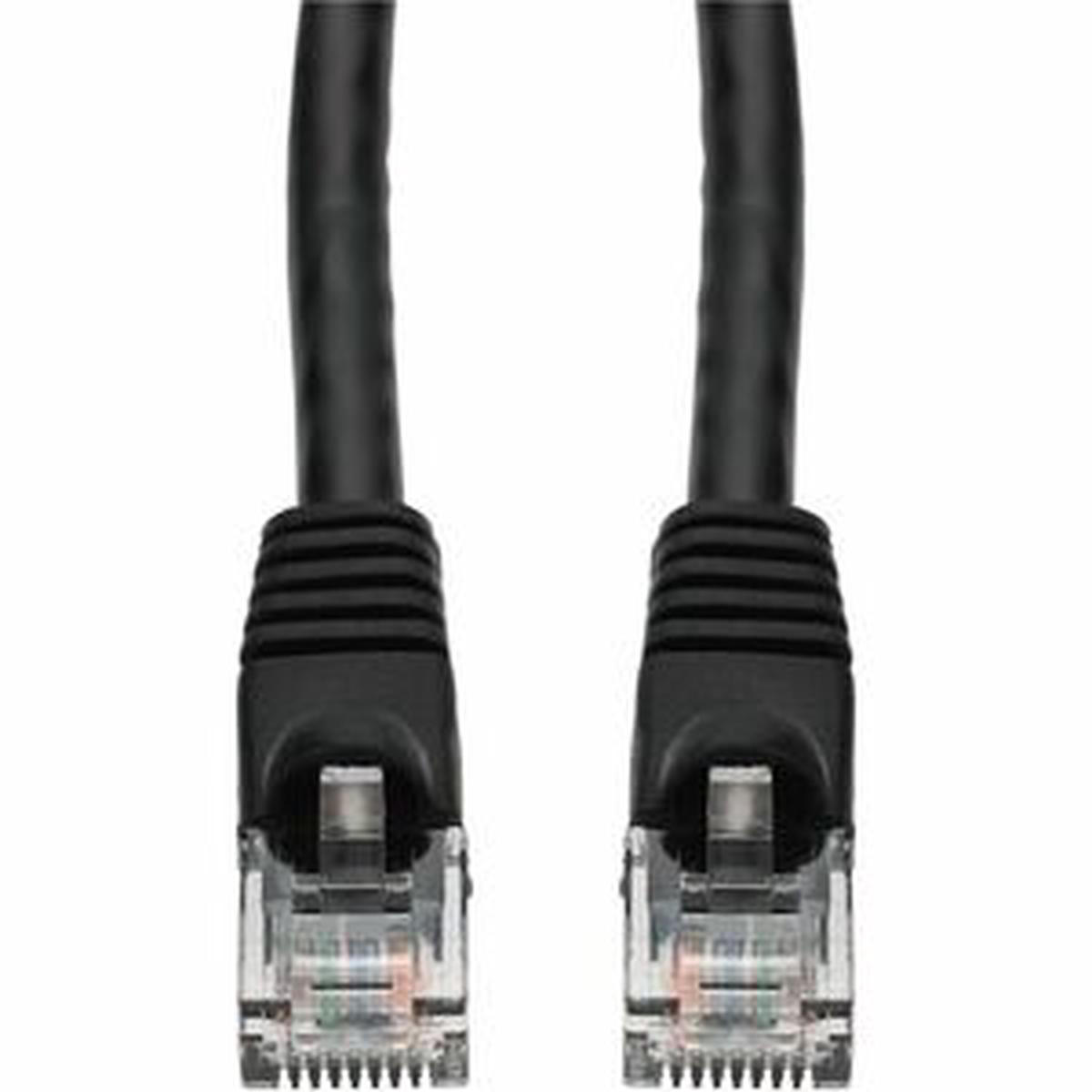 AddOn 10ft Black CAT 6 PVC Ethernet Cable Snagless Bubble Boot RJ-45 M/M