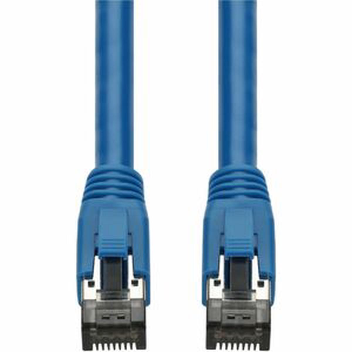 AddOn 10ft Blue CAT 8 Shielded (S/FTP) PVC Ethernet Cable Snagless Easy Boot RJ-45 M/M