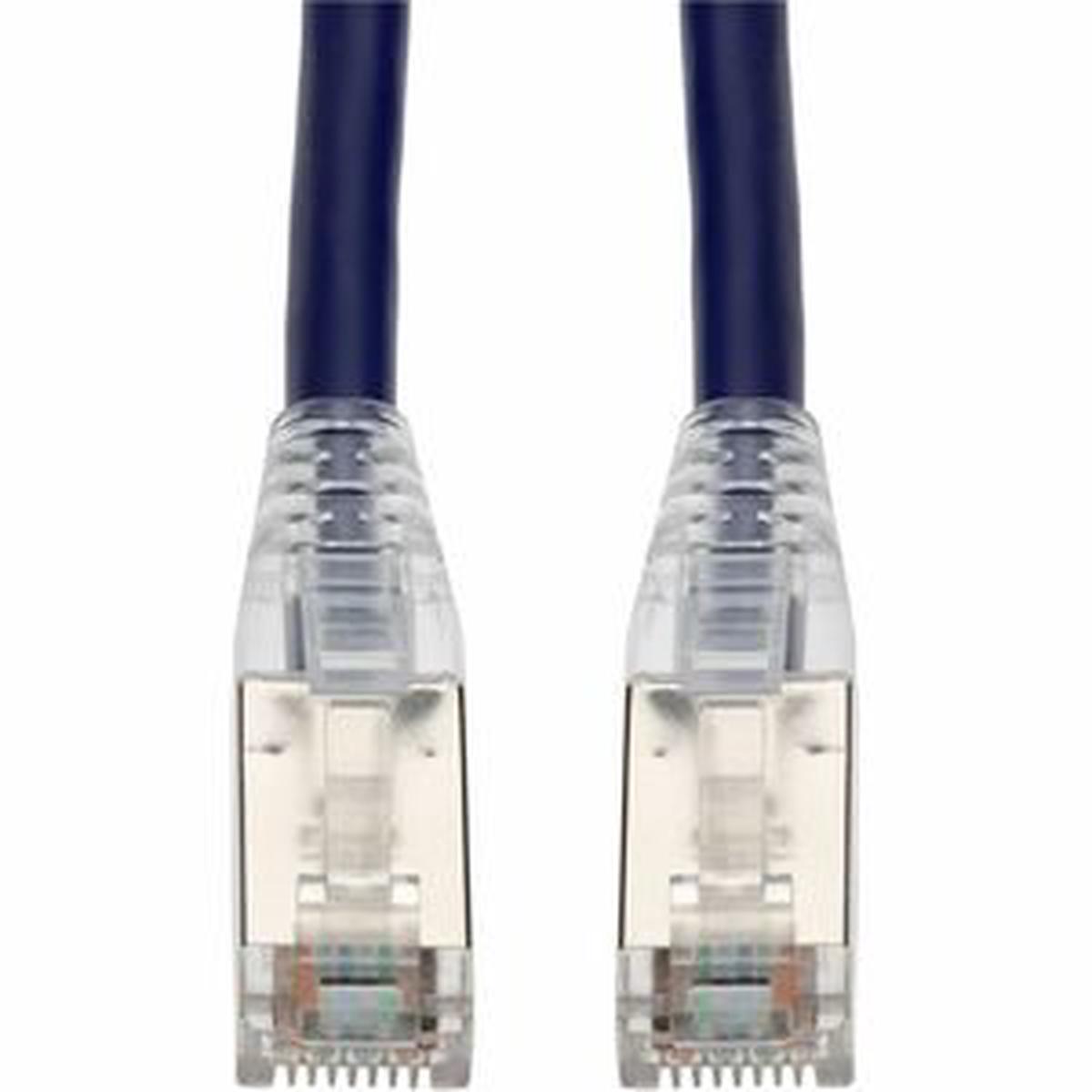 AddOn 120ft Purple CAT 6 Shielded PVC Ethernet Cable Snagless Easy Clear Boot RJ-45 M/M