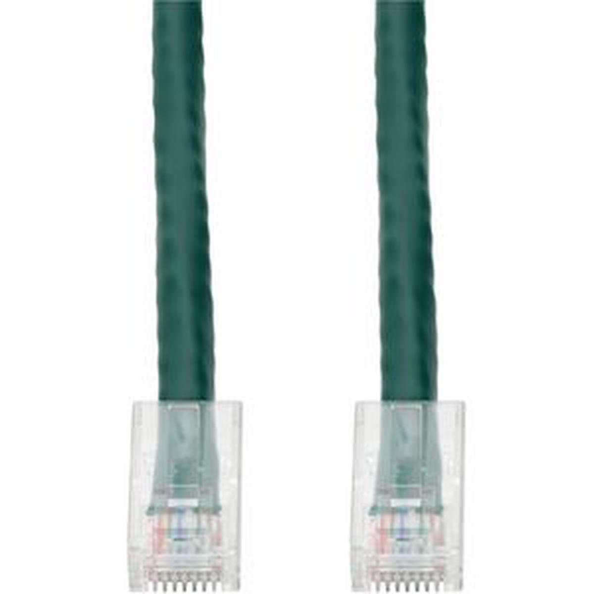 AddOn 13in Green CAT 6A PVC Ethernet Cable Non-Booted RJ-45 M/M