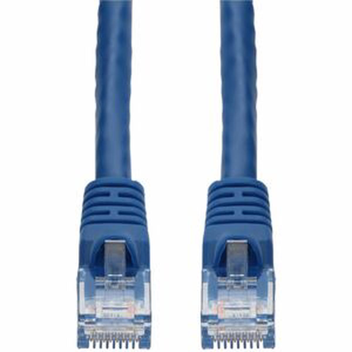 AddOn 16ft Blue CAT 6A PVC Ethernet Cable Snagless Bubble Boot RJ-45 M/M