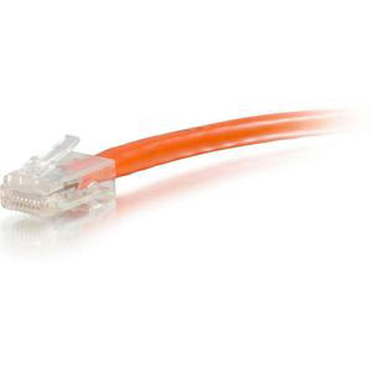 C2G-5ft Cat6 Non-Booted Unshielded (UTP) Network Patch Cable - Orange